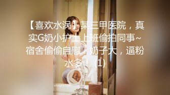 【喜欢水涡】某三甲医院，真实G奶小护士上班偷拍同事~宿舍偷偷自慰！奶子大，逼粉水多！ (1)