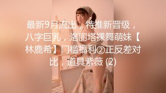 最新9月流出，特推新晋级，八字巨乳，洛丽塔裸舞萌妹【林鹿希】门槛福利②正反差对比，道具紫薇 (2)