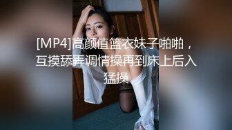 [MP4]高颜值篮衣妹子啪啪，互摸舔弄调情操再到床上后入猛操